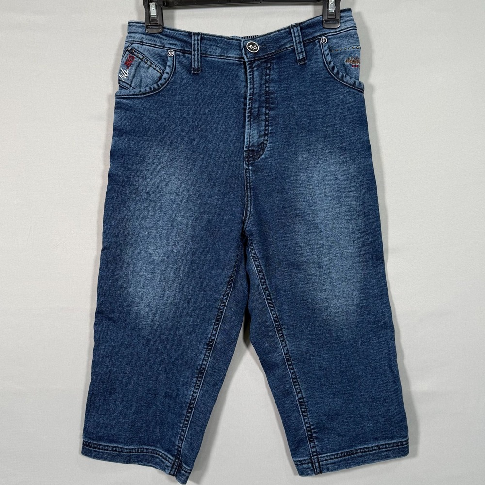 Armata DiMare Capri NWT Women Pants Jeans by Kepel Embroidered 27 x 17" Rise 12"